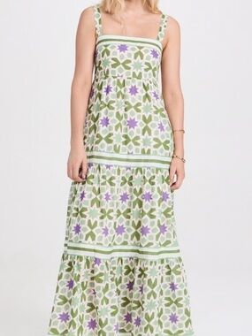 Tuckernuck Banjanan Daniella Maxi Star Gazer Dress NWT Sz XS